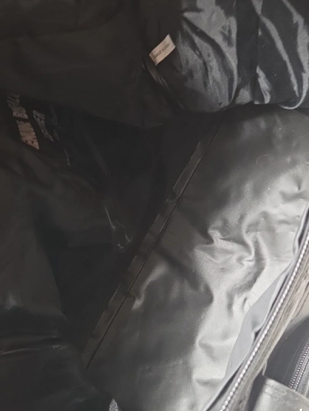 Buffalo Leather Men's Black Duffel Bag with Front And Side Organizer Pockets